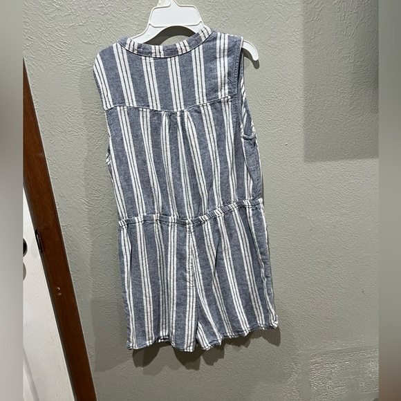 Kelly Renee Striped Sleeveless Romper Size L - Picture 3 of 3
